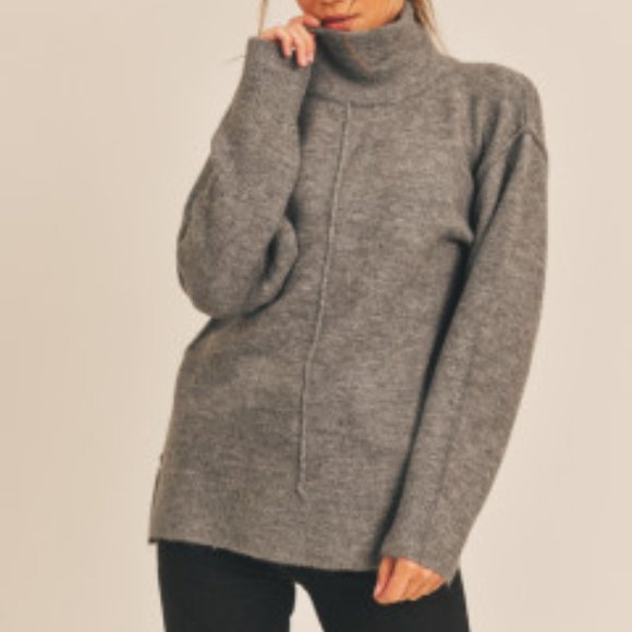 NWT - Lush Turtleneck Sweater - Picture 5 of 7